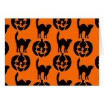 Chats et citrouilles carte
