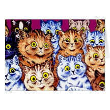 Chats frais par Louis Wain Carte