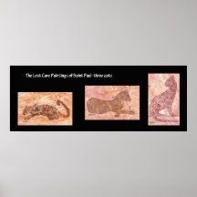 Chats perdus de caverne de Saint Paul Poster