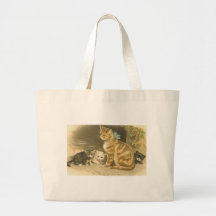 Chats vintages sacs