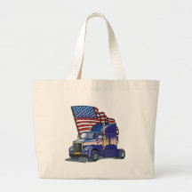 Chauffeur de camion des Etats-Unis Sac De Toile