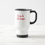 chauffeur de taxi mug à café