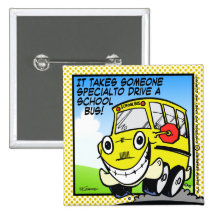 Chauffeurs d'autobus scolaire pin's avec agrafe
