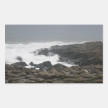 Chaussée de Giants, Irlande du Nord Autocollant En Rectangle