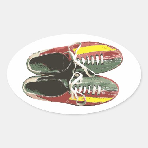 Chaussure de bowling vintage de chaussures de bowl adhésif