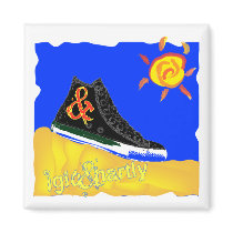 "Chaussure ensoleillée" par le gagnant 08.03.09 de magnets