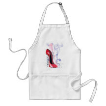 Chaussure stylet rouge de tire-bouchon tabliers