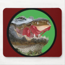 Chaussures d'alligator tapis de souris