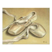 Chaussures de ballet invitations personnalisées