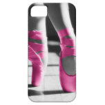 Chaussures de ballet roses lumineuses coque iPhone 5