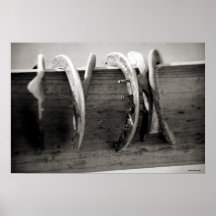 Chaussures de cheval posters