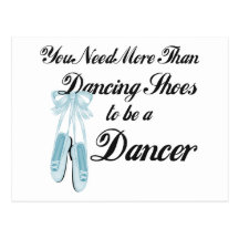 Chaussures de danse cartes postales