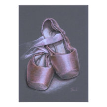 Chaussures de Pointe Cartons D'invitation
