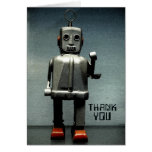 Chaussures de rouge de robot carte