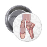 Chaussures d'orteil de pantoufles de ballet pin's avec agrafe