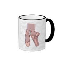 Chaussures d'orteil de pantoufles de ballet mug
