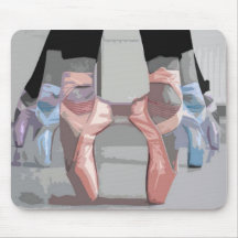 Chaussures en pastel de Pointe Tapis De Souris