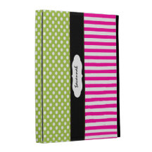 Chaux personnalisée de PeaPod et coque ipad rose
