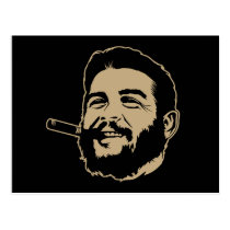 Che Guevara avec la carte postale de portrait de c cartes postales
