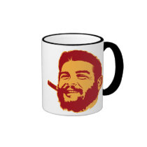 Che Guevara avec la tasse de portrait de cigare tasses