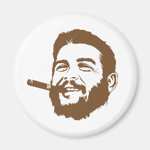 Che Guevara avec l'aimant de portrait de cigare