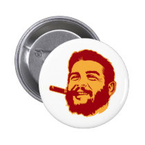 Che Guevara avec le bouton de portrait de cigare badges publicitaires