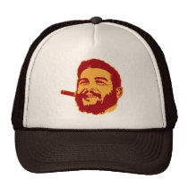 Che Guevara avec le chapeau de portrait de cigare casquettes