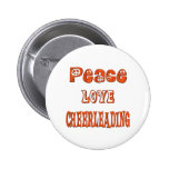 Cheerleading d'amour de paix badge