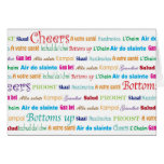Cheers_Around la salutation du monde Cartes De Vœux