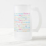 Cheers_Around le verre givré grand du monde Tasse À Café