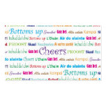 Cheers_Around le World_wine et les spiritueux Cartes De Visite Personnelles