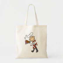 Chef avec les T-shirts et les cadeaux cuits au fou Sac Fourre-tout