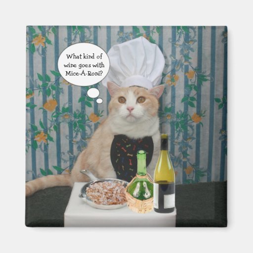 Chef Bubba Kitty Aimants Pour Réfrigérateur