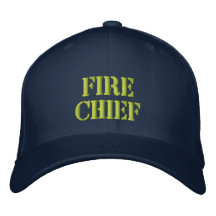 Chef-Chapeau du feu Casquette Brodée