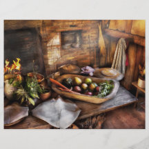 Chef - cuisine - le début d'un repas sain tract