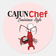Chef de Cajun Autocollants