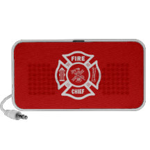 Chef des pompiers haut-parleurs portables