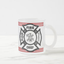 Chef des pompiers tasse