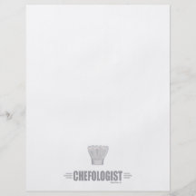Chef drôle prospectus customisé