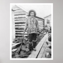 Chef indien Tanana Alaska 1916 Poster