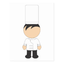 Chef masculin cartes postales