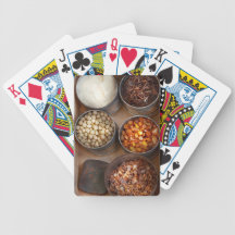 Chef - nourriture - nourriture biologique cartes de poker