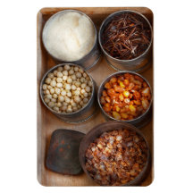 Chef - nourriture - nourriture biologique magnet rectangulaire