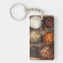 Chef - nourriture - nourriture biologique porte-clefs