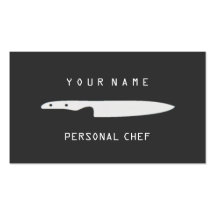 CHEF PERSONNEL MODÈLE DE CARTE DE VISITE