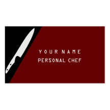 CHEF PERSONNEL MODÈLES DE CARTES DE VISITE