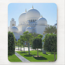 Cheik Zayed Grand Mosque couvre d'un dôme 1 Tapis De Souris