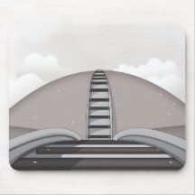 Chemin de fer tapis de souris