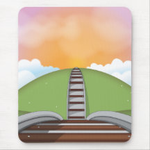 Chemin de fer tapis de souris