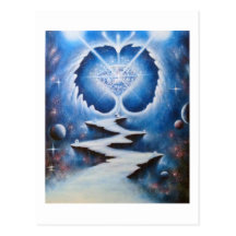 Chemin du coeur carte postale